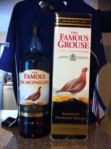 Famous Grouse Gallon Bottle.