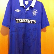 Rangers Signed Football Shirt 2010-2011