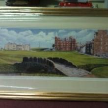 Old Course framed print